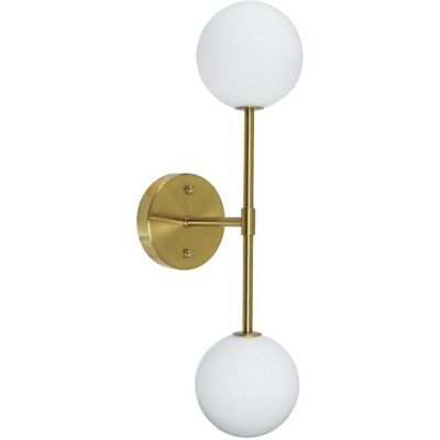 PR Home Sigma D Wandleuchte - Gold, 49cm, Opalglas PR Home Sigma D Wandleuchte - Gold, 49cm, Opalglas