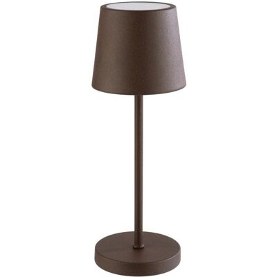 APS Tischleuchte -MERLE MINI-, kabellos; 9x25 cm (ØxH); rostbraun APS Tischleuchte -MERLE MINI-, kabellos; 9x25 cm (ØxH); rostbraun