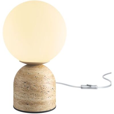 Maytoni Maytoni Tischleuchte TAVO Beige, aus Stein, 1xG9; 15x10x15x25 cm (LxBxØxH); beige; Gestell beige Maytoni Maytoni Tischleuchte TAVO Beige, aus Stein, 1xG9; 15x10x15x25 cm (LxBxØxH); beige; Gestell beige