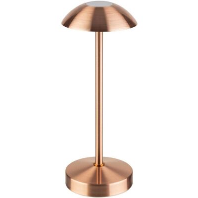 APS Akkutischleuchte ALVA; 7.5x20.5 cm (ØxH); kupfer APS Akkutischleuchte ALVA; 7.5x20.5 cm (ØxH); kupfer