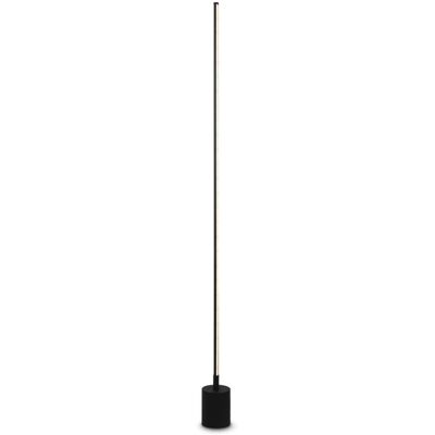 Maytoni Stehleuchte Flow Schwarz, aus Metall, LED, mit App dimmbar; 1.6x1.6x145x1.6 cm (LxBxHxØ); schwarz; Gestell schwarz Maytoni Stehleuchte Flow Schwarz, aus Metall, LED, mit App dimmbar; 1.6x1.6x145x1.6 cm (LxBxHxØ); schwarz; Gestell schwarz