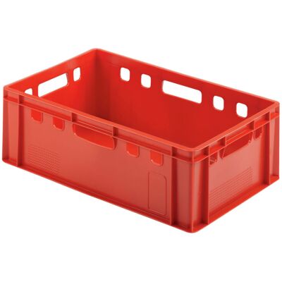 Ringoplast Stapel-Kasten Euro geschlossen; 41300 ml, 60x40x20 cm (LxBxH); rot Ringoplast Stapel-Kasten Euro geschlossen; 41300 ml, 60x40x20 cm (LxBxH); rot
