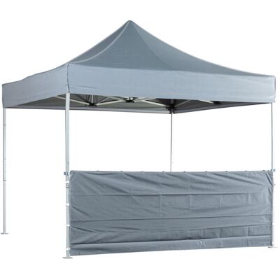 VeroTENT VeroTENT 6m Seitenwand halbhoch; 600x100 cm (LxB); grau VeroTENT VeroTENT 6m Seitenwand halbhoch; 600x100 cm (LxB); grau