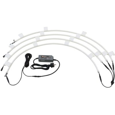 VeroTENT VeroLIGHT Beleuchtung LED 4Stk. für zB 3x3, 3x4,5,m 3x6m; 100x2x2 cm (LxBxH); weiß VeroTENT VeroLIGHT Beleuchtung LED 4Stk. für zB 3x3, 3x4,5,m 3x6m; 100x2x2 cm (LxBxH); weiß