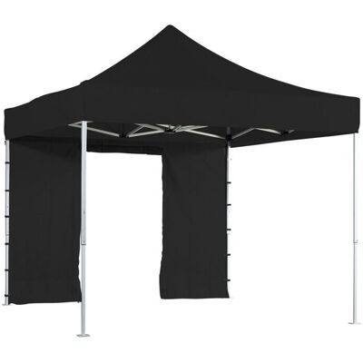 VeroTENT VeroTENT 4m Seitenwand mit Türe; 400x235 cm (LxB); schwarz VeroTENT VeroTENT 4m Seitenwand mit Türe; 400x235 cm (LxB); schwarz