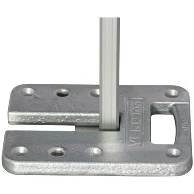 VeroTENT Beschwerungsplatte 10kg; 30x23x3 cm (LxBxH); silber VeroTENT Beschwerungsplatte 10kg; 30x23x3 cm (LxBxH); silber