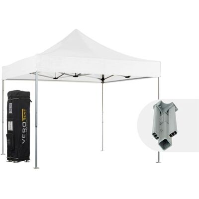 VeroTENT VeroTENT Faltpavillon 3x3m Classic mit Dach ; 300x300x330 cm (LxBxH); weiß VeroTENT VeroTENT Faltpavillon 3x3m Classic mit Dach ; 300x300x330 cm (LxBxH); weiß