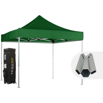 VeroTENT VeroTENT Faltpavillon 3x3m Budget50 mit Dach ; 300x300x330 cm (LxBxH); grün VeroTENT VeroTENT Faltpavillon 3x3m Budget50 mit Dach ; 300x300x330 cm (LxBxH); grün
