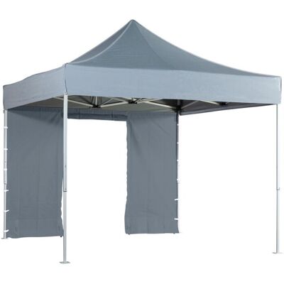 VeroTENT VeroTENT 4m Seitenwand mit Türe; 400x235 cm (LxB); grau VeroTENT VeroTENT 4m Seitenwand mit Türe; 400x235 cm (LxB); grau