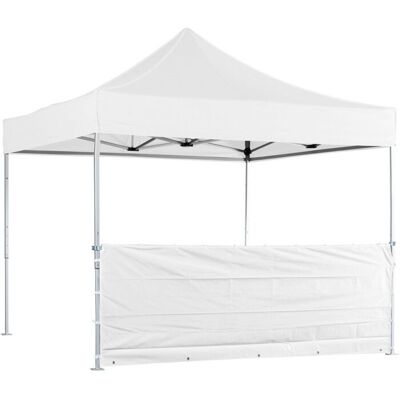 VeroTENT VeroTENT 3m Seitenwand halbhoch; 300x100 cm (LxB); weiß VeroTENT VeroTENT 3m Seitenwand halbhoch; 300x100 cm (LxB); weiß