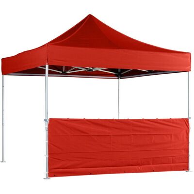 VeroTENT VeroTENT 3m Seitenwand halbhoch; 300x100 cm (LxB); rot VeroTENT VeroTENT 3m Seitenwand halbhoch; 300x100 cm (LxB); rot