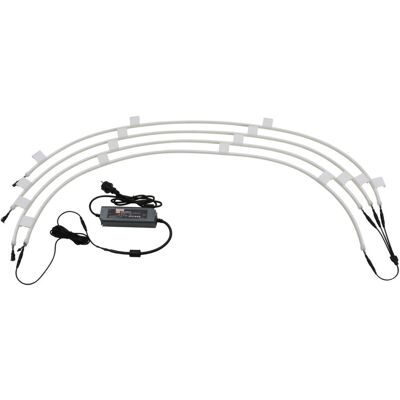 VeroTENT VeroLIGHT Beleuchtung LED 4Stk. für zB 3x3, 3x4,5,m 3x6m; 150x2x2 cm (LxBxH); weiß VeroTENT VeroLIGHT Beleuchtung LED 4Stk. für zB 3x3, 3x4,5,m 3x6m; 150x2x2 cm (LxBxH); weiß