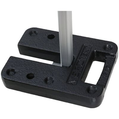 VeroTENT Beschwerungsplatte 17kg; 30x23x4 cm (LxBxH); schwarz VeroTENT Beschwerungsplatte 17kg; 30x23x4 cm (LxBxH); schwarz