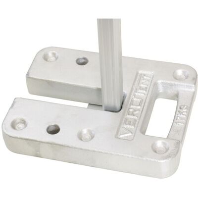 VeroTENT Beschwerungsplatte 17kg; 30x23x4 cm (LxBxH); silber VeroTENT Beschwerungsplatte 17kg; 30x23x4 cm (LxBxH); silber