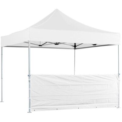 VeroTENT VeroTENT 6m Seitenwand halbhoch; 600x100 cm (LxB); weiß VeroTENT VeroTENT 6m Seitenwand halbhoch; 600x100 cm (LxB); weiß