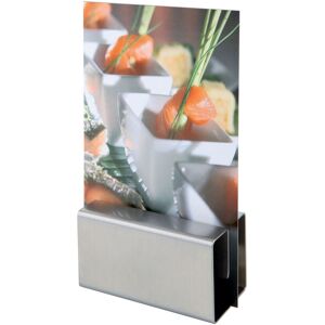 APS Kartenhalter; 8.5x4.5x4.5 cm (LxBxH); silber; 2 Stück / Pack APS Kartenhalter; 8.5x4.5x4.5 cm (LxBxH); silber; 2 Stück / Pack
