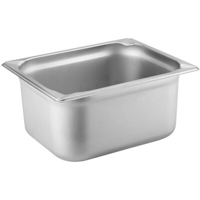 PULSIVA Edelstahl Gastronorm Behälter GN 1/2 - Lebensmittelbehälter PULSIVA Edelstahl Gastronorm Behälter GN 1/2 - Lebensmittelbehälter