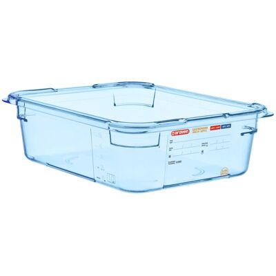 Araven Lebensmittelbehälter GN 1/2 blau; Größe GN 1/2, 5950 ml, 32.5x26.5x10 cm (LxBxT); blau Araven Lebensmittelbehälter GN 1/2 blau; Größe GN 1/2, 5950 ml, 32.5x26.5x10 cm (LxBxT); blau