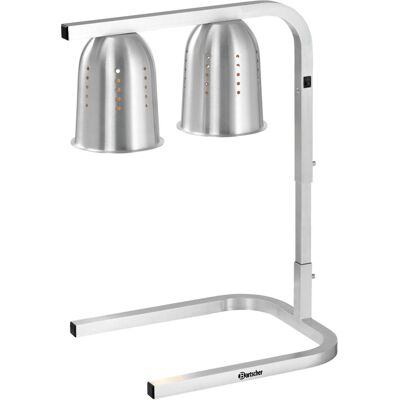 Bartscher Infrarot Wärmebrücke 1/1 GN mit 2 Wärmelampen; 55 cm (H); silber Bartscher Infrarot Wärmebrücke 1/1 GN mit 2 Wärmelampen; 55 cm (H); silber