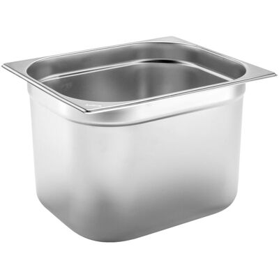 PULSIVA Edelstahl-Gastronorm-Behälter GN 1/2 - Basic 12,5L PULSIVA Edelstahl-Gastronorm-Behälter GN 1/2 - Basic 12,5L