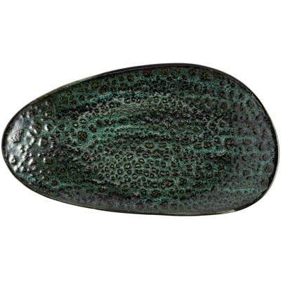 VEGA Servierplatte Black Reef organisch; 33x19x3.5 cm (LxBxH); grün/schwarz; organisch; 3 Stück / Pack VEGA Servierplatte Black Reef organisch; 33x19x3.5 cm (LxBxH); grün/schwarz; organisch; 3 Stück / Pack