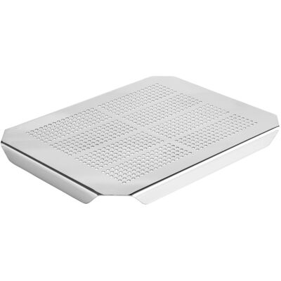 VEGA GN-Abtropfgitter 1/2 Premium; GN 1/2, 26.6x19.8x1.8 cm (LxBxH); silber VEGA GN-Abtropfgitter 1/2 Premium; GN 1/2, 26.6x19.8x1.8 cm (LxBxH); silber