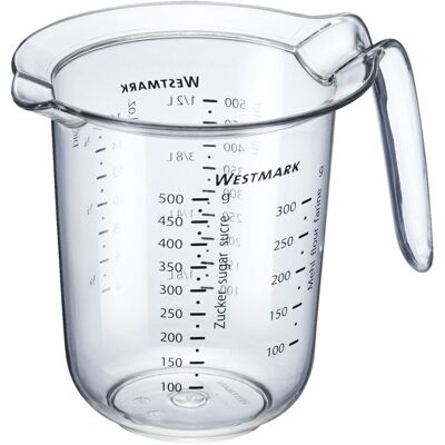 Westmark Messkanne; 1000 ml, 15.5x19 cm (ØxH); transparent Westmark Messkanne; 1000 ml, 15.5x19 cm (ØxH); transparent