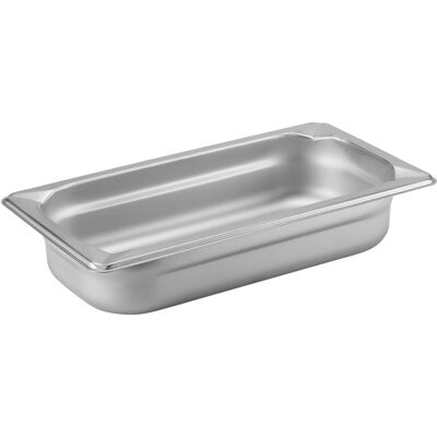 PULSIVA GN-Behälter 1/3 Profi; Größe GN 1/3, 2500 ml, 32.7x17.6x6.5 cm (LxBxT); edelstahl PULSIVA GN-Behälter 1/3 Profi; Größe GN 1/3, 2500 ml, 32.7x17.6x6.5 cm (LxBxT); edelstahl