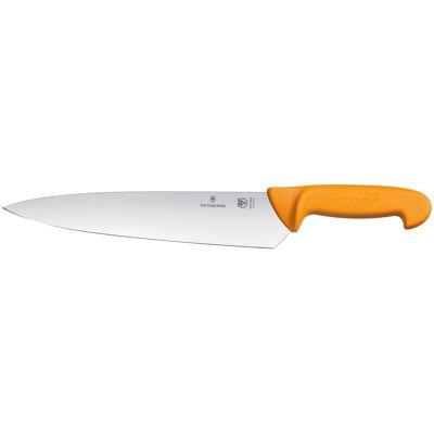 Victorinox Kochmesser Swibo gerade; Klingenlänge 26 cm, 40.2 cm (L); silber/orange Victorinox Kochmesser Swibo gerade; Klingenlänge 26 cm, 40.2 cm (L); silber/orange