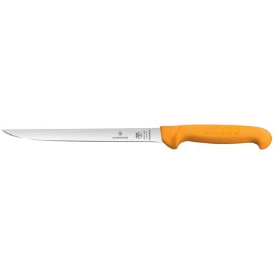 Victorinox Filetiermesser Swibo flex-schmal; Klingenlänge 20 cm, 32.1 cm (L); silber/orange Victorinox Filetiermesser Swibo flex-schmal; Klingenlänge 20 cm, 32.1 cm (L); silber/orange
