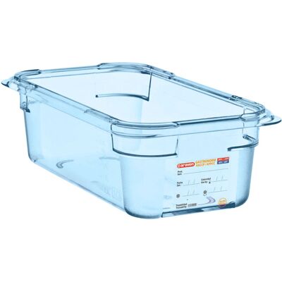 Araven Lebensmittelbehälter GN 1/3 blau; Größe GN 1/3, 3700 ml, 32.5x17.6x10 cm (LxBxT); blau Araven Lebensmittelbehälter GN 1/3 blau; Größe GN 1/3, 3700 ml, 32.5x17.6x10 cm (LxBxT); blau