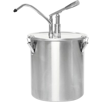 Schneider Hebel Dosierspender Edelstahl; 10000 ml, 26x42 cm (ØxH); edelstahl Schneider Hebel Dosierspender Edelstahl; 10000 ml, 26x42 cm (ØxH); edelstahl