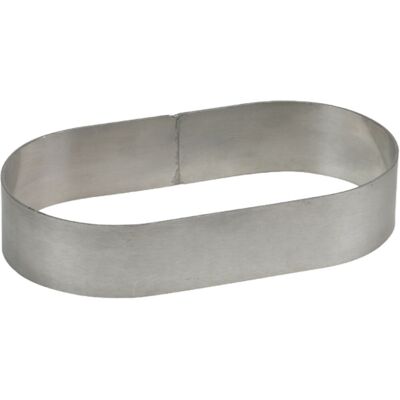 Schneider Tortenring/Stollenring; 23.5x10.5x4 cm (LxBxH); silber Schneider Tortenring/Stollenring; 23.5x10.5x4 cm (LxBxH); silber