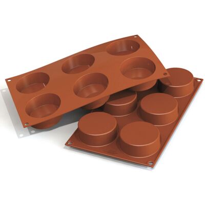 Schneider Silikonbackform Zylinder; 103.5 ml, 30x17.5x7x2.7 cm (LxBxØxH); rot Schneider Silikonbackform Zylinder; 103.5 ml, 30x17.5x7x2.7 cm (LxBxØxH); rot