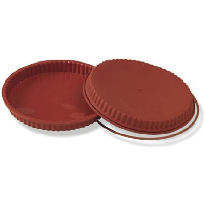 Schneider Silikonbackform Gezackt; 28x3 cm (ØxH); rot; rund Schneider Silikonbackform Gezackt; 28x3 cm (ØxH); rot; rund