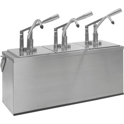 Schneider Hebel Dosierspender COOL; 3000 ml, 58.5x18.5x37.5 cm (LxBxH); edelstahl Schneider Hebel Dosierspender COOL; 3000 ml, 58.5x18.5x37.5 cm (LxBxH); edelstahl