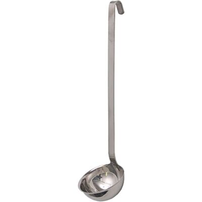 Sunnex Monoblock Schöpfkelle, 0,2 Liter, Stiellänge 40 cm; 180 ml, 40 cm (L); silber Sunnex Monoblock Schöpfkelle, 0,2 Liter, Stiellänge 40 cm; 180 ml, 40 cm (L); silber