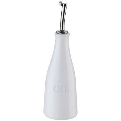 cilio Ölflasche 'Oil', 250 ml; 7x23.5 cm (ØxH); weiß cilio Ölflasche 'Oil', 250 ml; 7x23.5 cm (ØxH); weiß