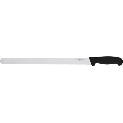 Schneider Konditormesser feine Säge Vakuum-gehärtet; Klingenlänge 30 cm, 30 cm (L); schwarz Schneider Konditormesser feine Säge Vakuum-gehärtet; Klingenlänge 30 cm, 30 cm (L); schwarz