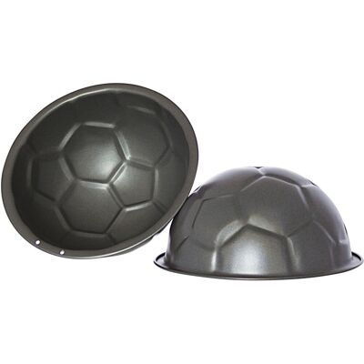 Schneider Walter Backform Fussball; 2750 ml, 25x25x22.5x11.5 cm (LxBxØxH); anthrazit; rund Schneider Walter Backform Fussball; 2750 ml, 25x25x22.5x11.5 cm (LxBxØxH); anthrazit; rund