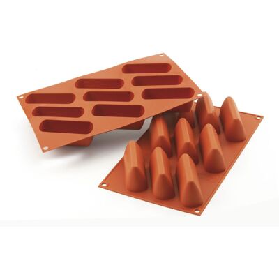 Schneider Silikonbackform Nusspraline; 85 ml, 30x17.5x4.2 cm (LxBxH); rot Schneider Silikonbackform Nusspraline; 85 ml, 30x17.5x4.2 cm (LxBxH); rot