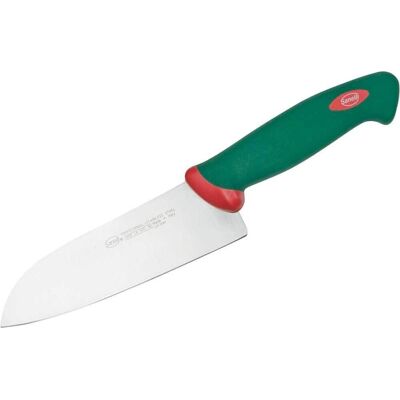 Sanelli Santoku-Messer, ergonomischer Griff, Klingenlänge 16 cm; 16 cm (L); grün Sanelli Santoku-Messer, ergonomischer Griff, Klingenlänge 16 cm; 16 cm (L); grün
