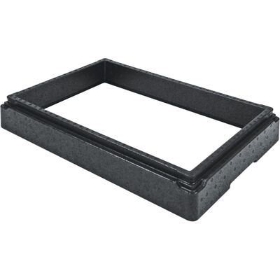 Schneider EPP Aufsatzrahmen für GN 1/1 und TOP-Boxen Ice; 60x40x9.15 cm (LxBxH); schwarz Schneider EPP Aufsatzrahmen für GN 1/1 und TOP-Boxen Ice; 60x40x9.15 cm (LxBxH); schwarz