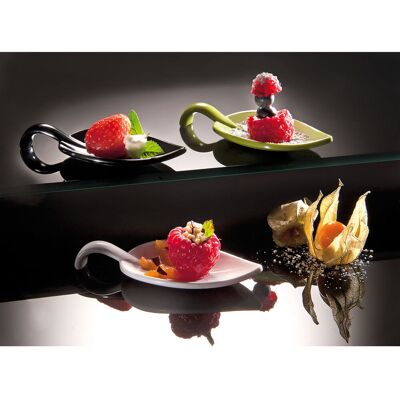 APS Fingerfood- Löffel LEAF; 10 cm (L); schwarz; 50 Stück / Pack APS Fingerfood- Löffel LEAF; 10 cm (L); schwarz; 50 Stück / Pack