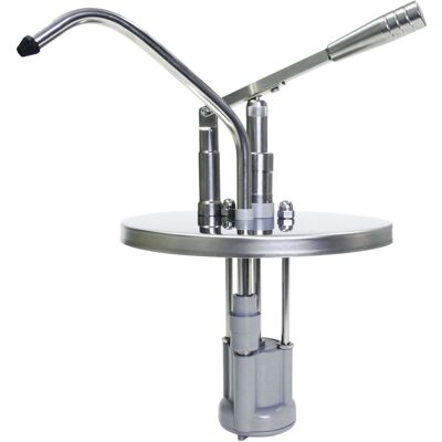 Schneider Hebel Dosierspender Materialmix; 5000 ml, 22.5x38 cm (ØxH); weiß/edelstahl Schneider Hebel Dosierspender Materialmix; 5000 ml, 22.5x38 cm (ØxH); weiß/edelstahl