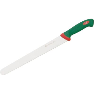 Sanelli Schinkenmesser, ergonomischer Griff, Klingenlänge 31,5 cm; 31.5 cm (L); grün Sanelli Schinkenmesser, ergonomischer Griff, Klingenlänge 31,5 cm; 31.5 cm (L); grün