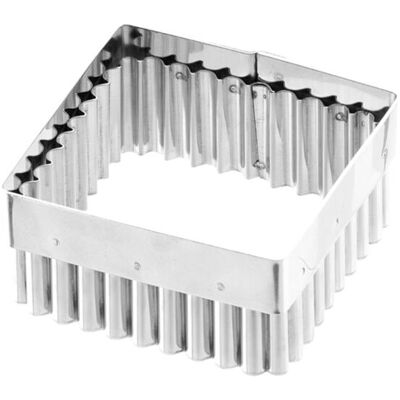 Schneider Ausstecher Quadrat, gezackt; 8.5x8.5x4.5 cm (LxBxH); edelstahl Schneider Ausstecher Quadrat, gezackt; 8.5x8.5x4.5 cm (LxBxH); edelstahl