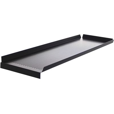 Schneider Theken-/Snackblech; 60x20x2 cm (LxBxH); schwarz; rechteckig Schneider Theken-/Snackblech; 60x20x2 cm (LxBxH); schwarz; rechteckig