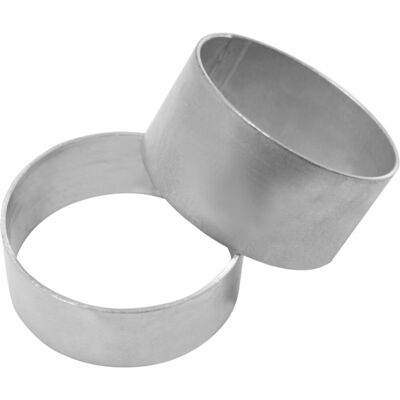 Schneider Dessertring; 4x7.5 cm (HxØ); silber Schneider Dessertring; 4x7.5 cm (HxØ); silber
