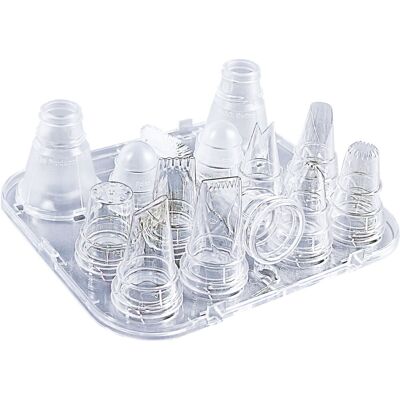 Schneider Tüllenkassetten-Set Dekortüllen; transparent Schneider Tüllenkassetten-Set Dekortüllen; transparent